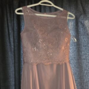 KF Bridal Mauve 2pc Juniors Dress
